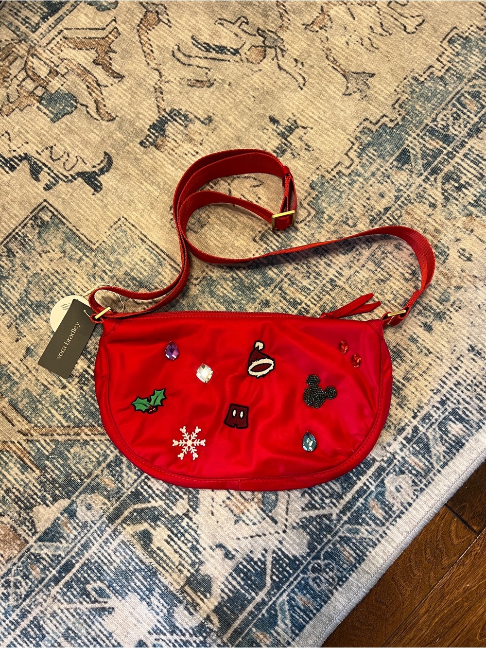 Vera Bradley Disney holiday crossbody bag